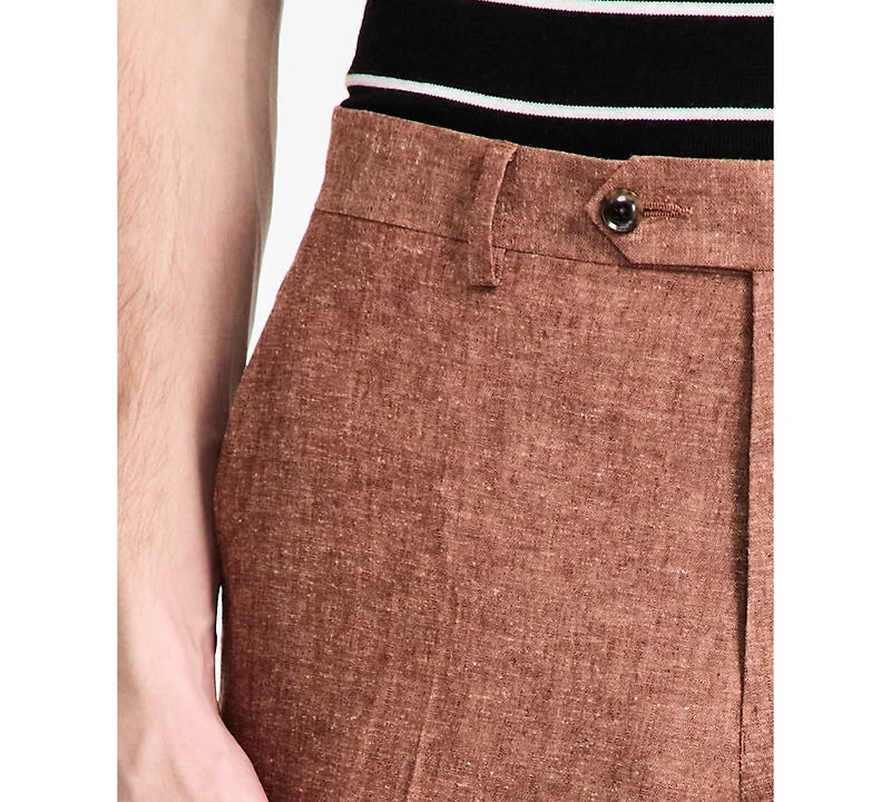 Tommy Hilfiger Men's Modern-Fit Linen Suit Pants