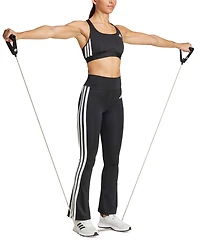 Optime Essentials 3 Stripes Flared Leggings
