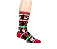 Heat Holders Men's Ultra Lite Eddie Festive Santa Crew Sock