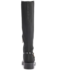 Karl Lagerfeld Paris Women's Verill Block Heel Riding Boots
