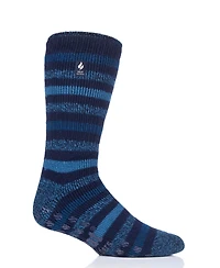 Heat Holders Men's Michael Stripe Crew Slipper Sock
