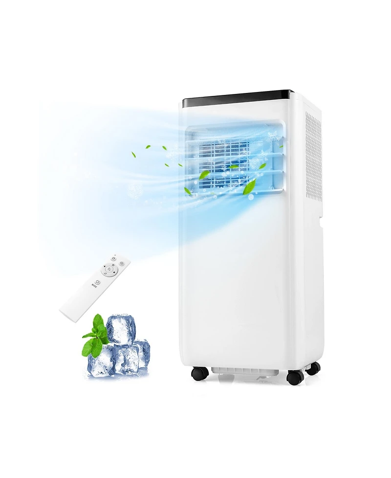10000 Btu Portable Air Conditioner with Remote Control Cools up to 350 Sq.Ft