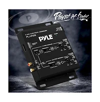 Pyle 2-Way Electronic Crossover - Independent High-Pass/Low-Pass Output, Compact, Black (PLXR2B)
