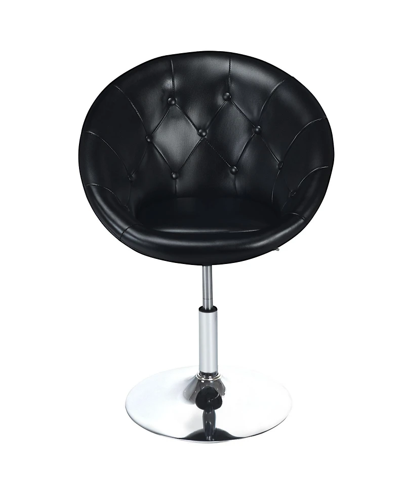 Gouun 1 Piece Adjustable Modern Swivel Round Tufted