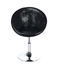 Gouun 1 Piece Adjustable Modern Swivel Round Tufted