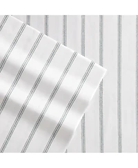 Stone Cottage Trenton Stripe Cotton Green 3 Piece Duvet Cover Set-King
