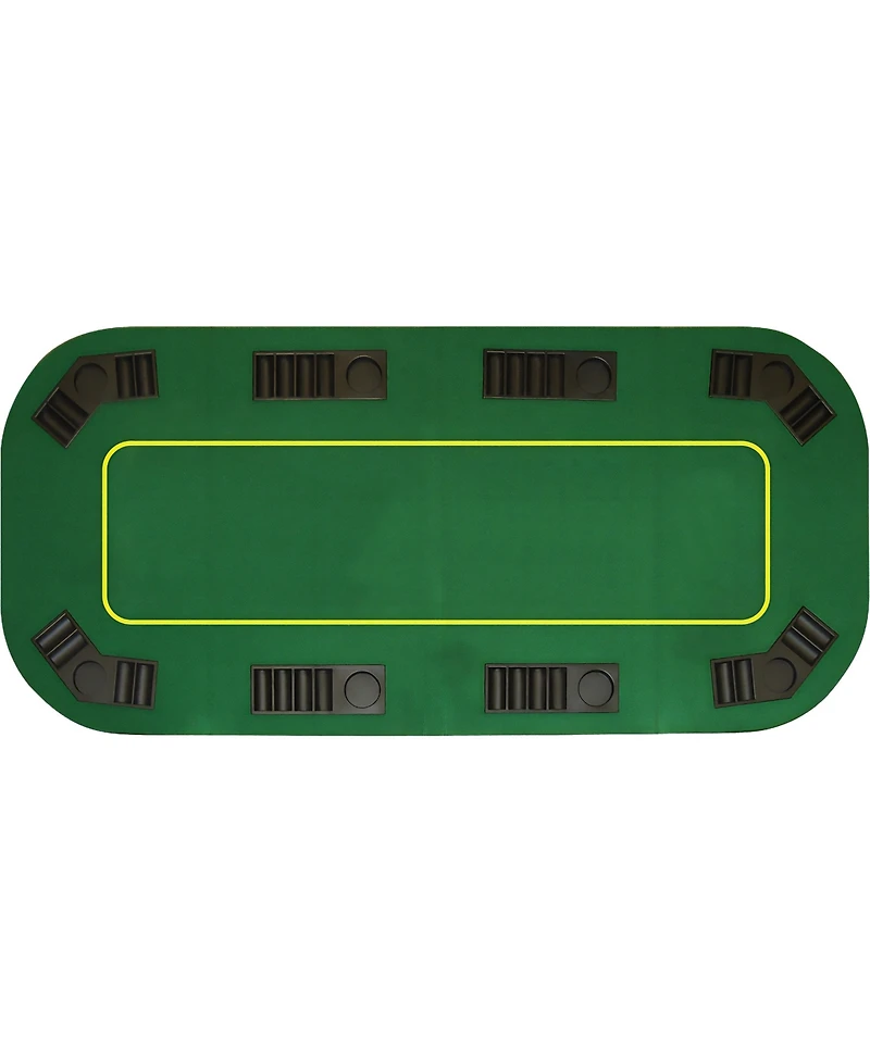 Trademark Poker 80" Deluxe Texas Holdem Folding Poker Tabletop