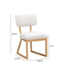 Tov Furniture 22.1" Fabric Dining Chair
