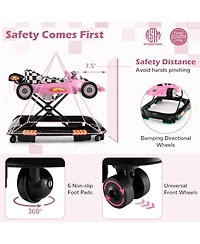 Gouun Convertible Baby Walker with 3 Adjustable Height Settings