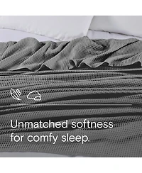 Doz by Sijo Doz Waffle Blanket 50% Bamboo Viscose 50% Cotton, Lightweight, Ultra Soft, Breathable, Summer