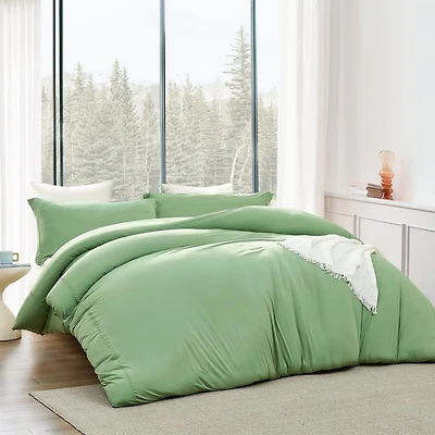 Look At This Thicky - Coma Inducer Oversized Comforter Set - Extra Thicky - Pine Moss