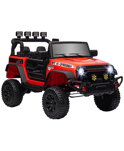 Qaba 12V Ride on Car, Ride on Truck with Suspension Wheels