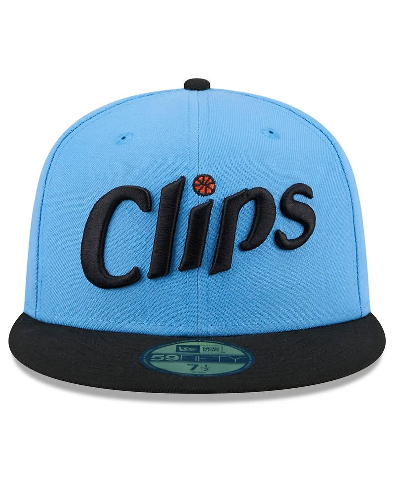 New Era Men's Light Blue La Clippers 2024/25 City Edition 59FIFTY Fitted Hat