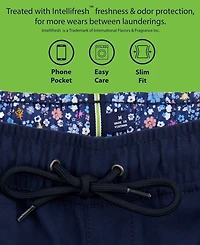 Society of Threads Men's Slim Fit Solid Drawstring Pants