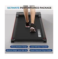 SereneLife 2.5HP Electric Portable Walking Pad with Smart Speed Control