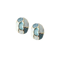 Sohi Women's The Veined Stud Earrings