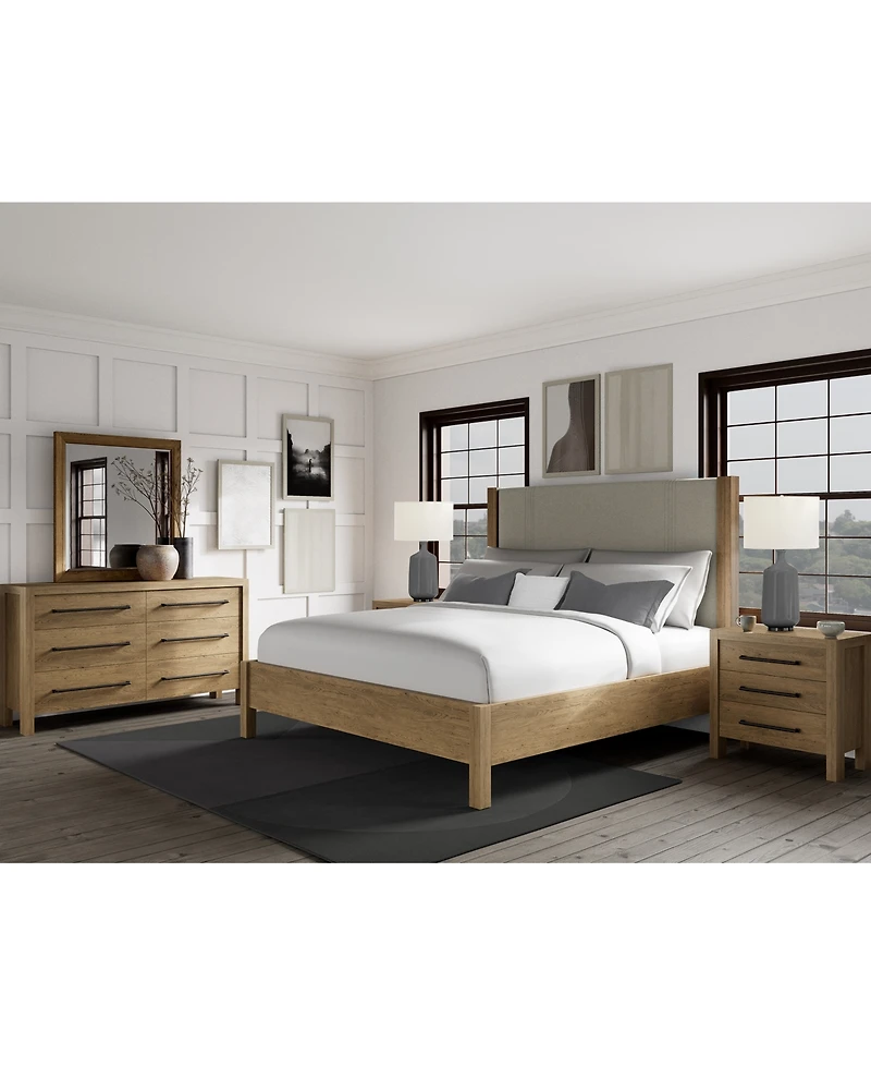 Davie 3-Pc. King Set (Upholstered Bed