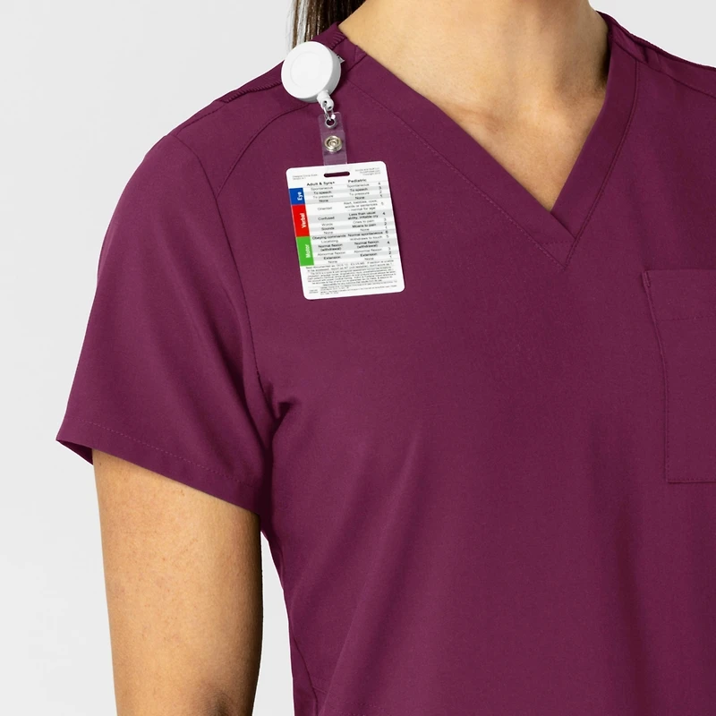 Wink Plus W123 Flex-n-Reach V-Neck Scrub Top