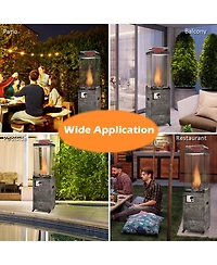 Gouun 41 000 Btu Propane Patio Heater with Metal Hood