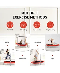 Gouun 2-Person Foldable Mini Kids Fitness Rebounder Trampoline