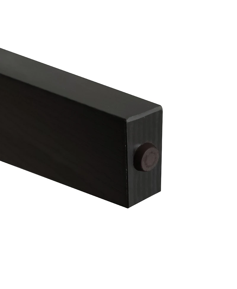 Kings Brand Furniture Sendero Wooden Chairside Side End Table with Drawer and Open Storage Shelf