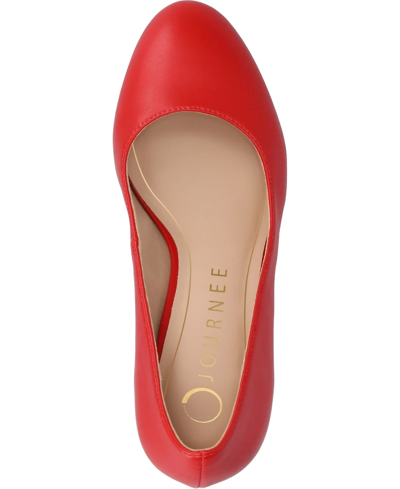 Journee Collection Women's Seraphina Round Toe Pumps