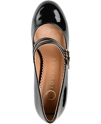 Journee Collection Women's Windy Double Strap Mary Jane Pumps