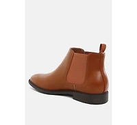 Fraser Faux Leather Pull Tabs Boots Women