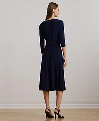 Lauren Ralph Surplice Jersey Dress
