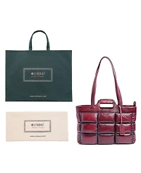 Old Trend Puffy Clover Tote Bag