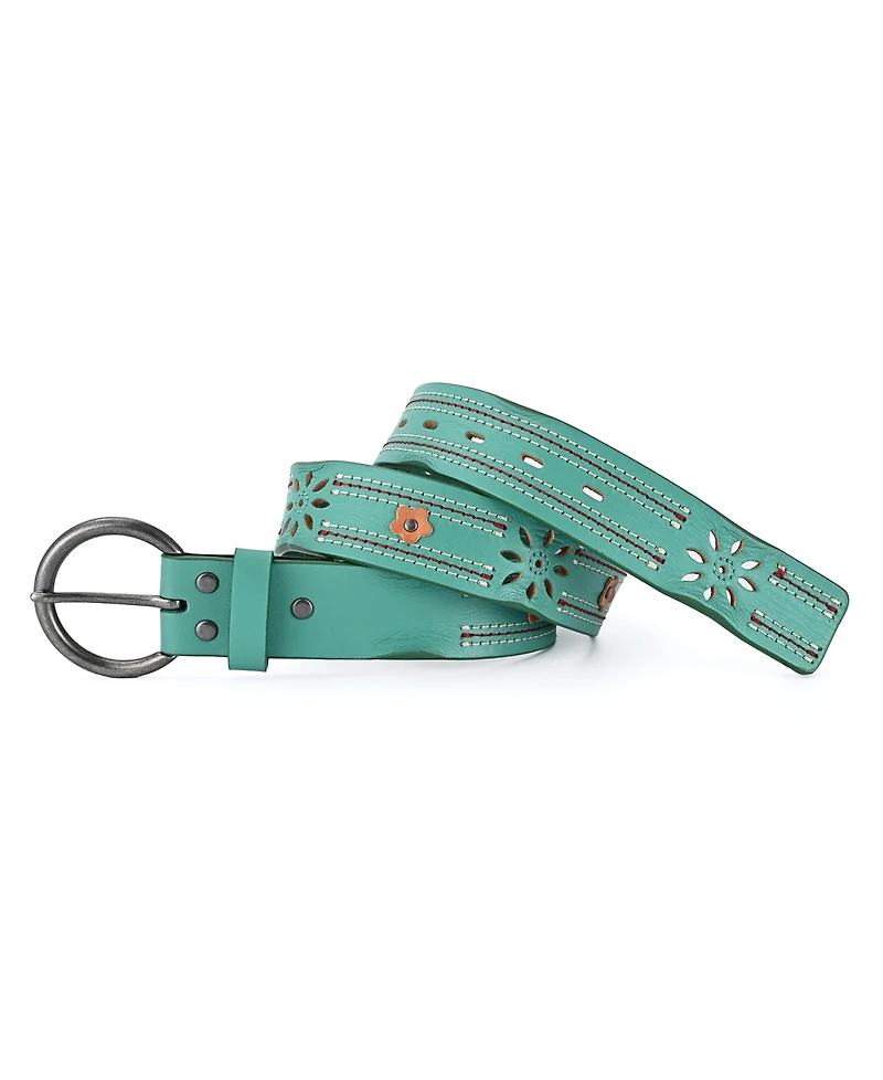 Old Trend Women's Blossom Valley Leather Belt