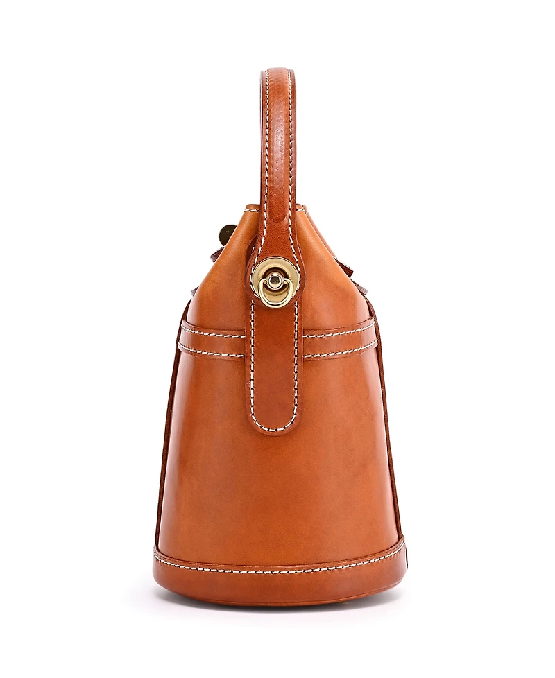 Old Trend Begonia Vintage Bucket Crossbody Bag