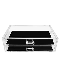 Sorbus Stackable Acrylic Drawers - Perfect for Organizing Makeup Palettes, Hair Accessories, Cosmetics & more