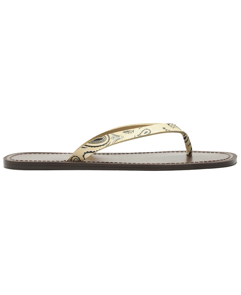 Arezzo Women's Paislee Round Toe Flat Sandals