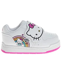 Hello Kitty Toddler and Little Girls Hook and Loop Casual Sneakers