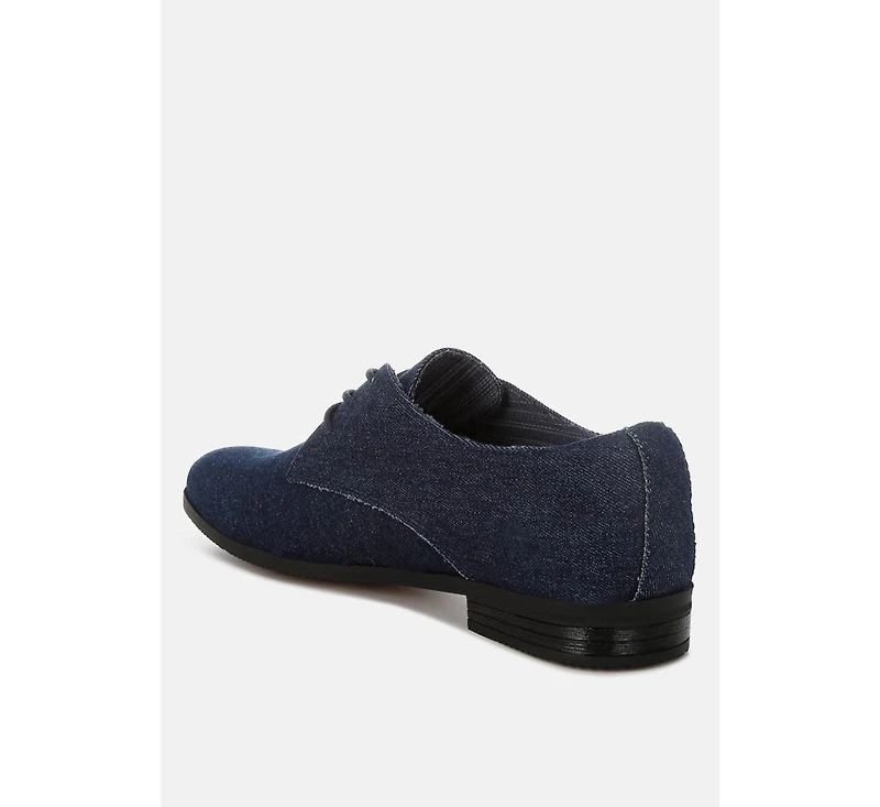 Zapier Denim Oxford Shoes