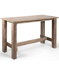 Gouun Multifunctional Counter Height Dining Table for Dining Room and Kitchen