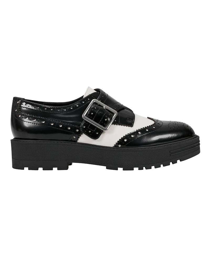 Marc Fisher Ltd Women's Remona Buckle Wingtip Oxford Shoes