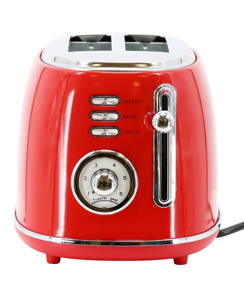 MegaChef 1.7 Quart Electric Kettle and 2 Slice Toaster Combo