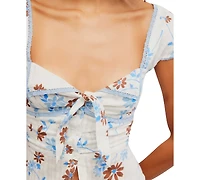 Free People Women's Call Me Baby Blouse - White Combo