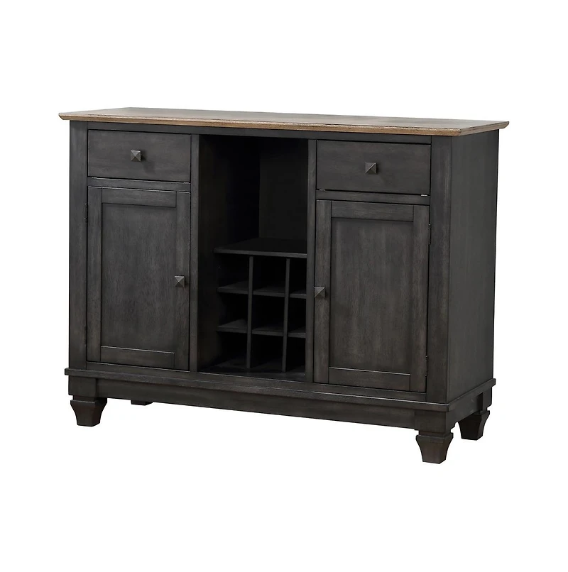 Kings Brand Furniture Alleyton Console Table, Charcoal