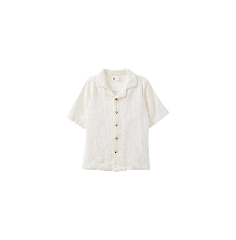 Cotton On Little Boys Cabana Short Sleeve Shirt