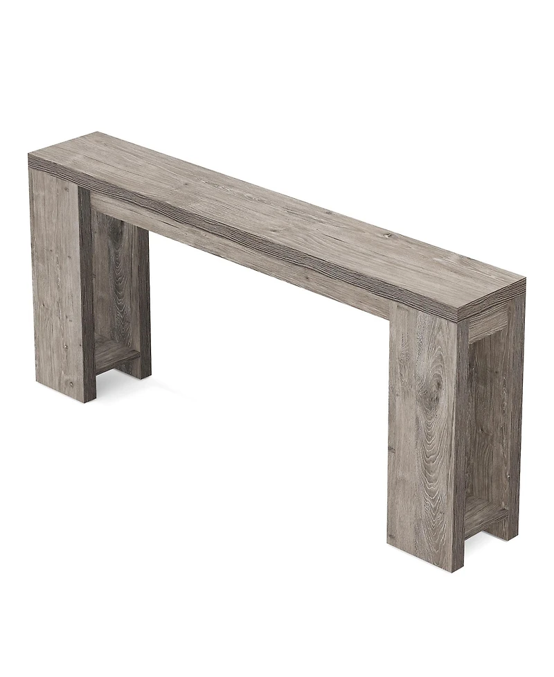 Tribesigns 70.9-Inch Extra Long Console Table, Farmhouse Wood Sofa Table Behind Couch for Living Room, Hallway, Entrance, Foyer