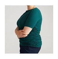 Universal Standard Women's Louise Short Sleeve Liquid Jersey Top