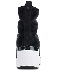 Dkny Women's Parla Zip Up Wedge Winter Booties