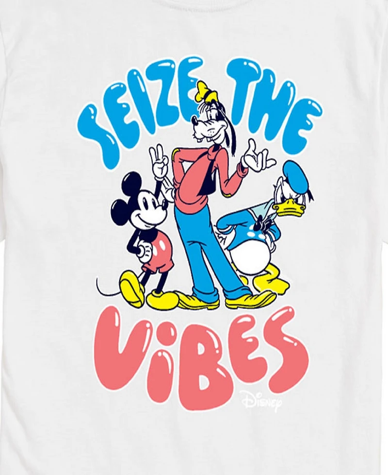 Airwaves Men's Disney Seize The Vibes Short Sleeve Tee