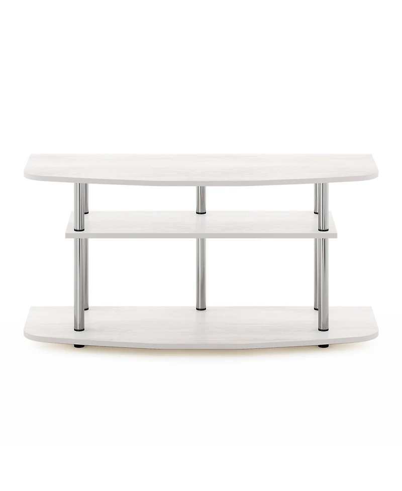 Furinno 3-Tier No Tools Tv Stand Entertainment Center Hold up to 46" Tv