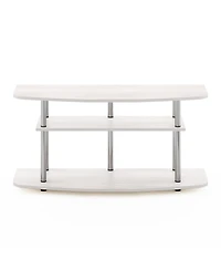 Furinno 3-Tier No Tools Tv Stand Entertainment Center Hold up to 46" Tv