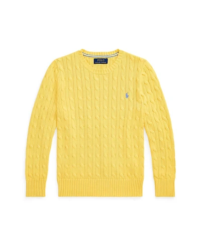 Polo Ralph Lauren Big Boys Cable-Knit Cotton Sweater