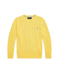 Polo Ralph Lauren Big Boys Cable-Knit Cotton Sweater